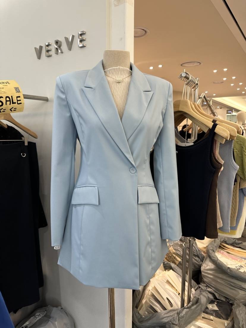 VERVE直郵韓國代購女裝新品推薦真品休閑職業人氣24春夏夾克LOVE PINK夾克
