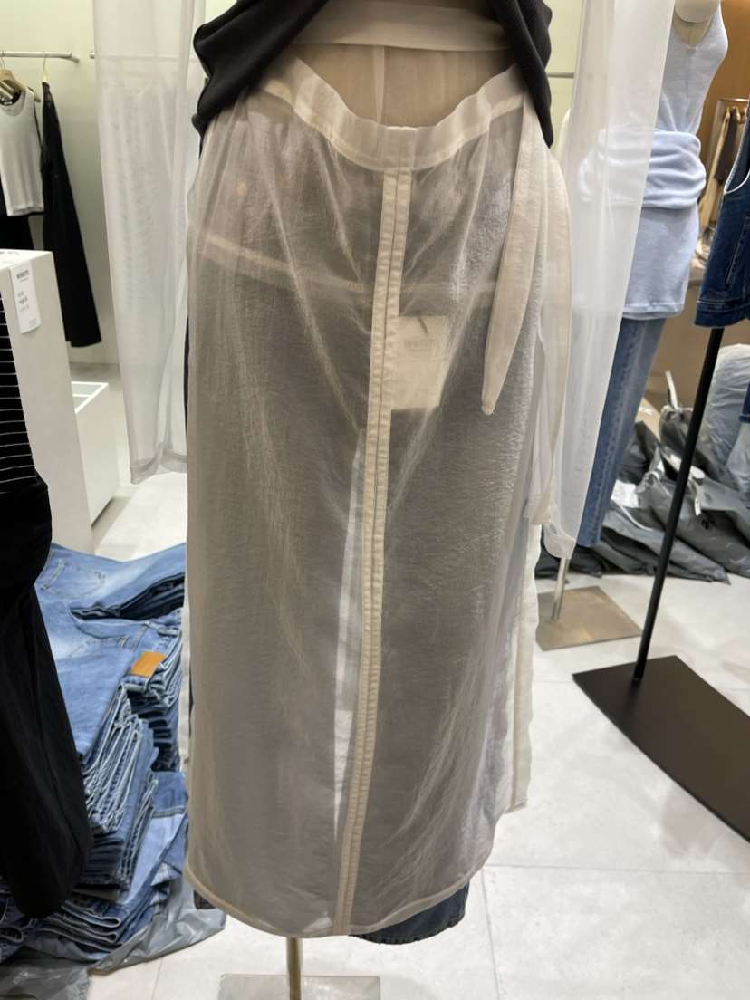 ws@rm/WA SHING ROOM韓國直郵東大門實拍女裝新品推薦長裙透視ARTISANAL長裙