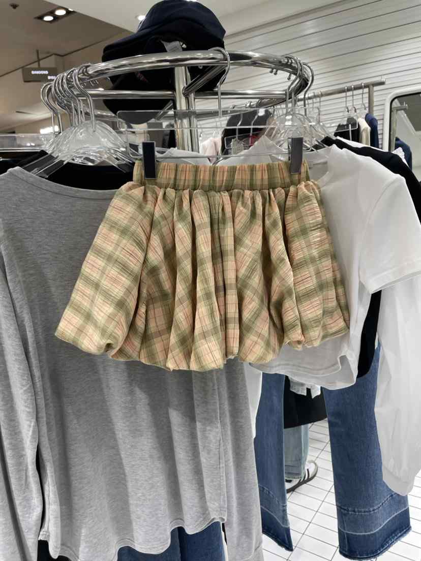 TOPDRESSING韓國直郵女裝新款24春夏職業推薦真品休閑短裙THE BRUNCH短裙