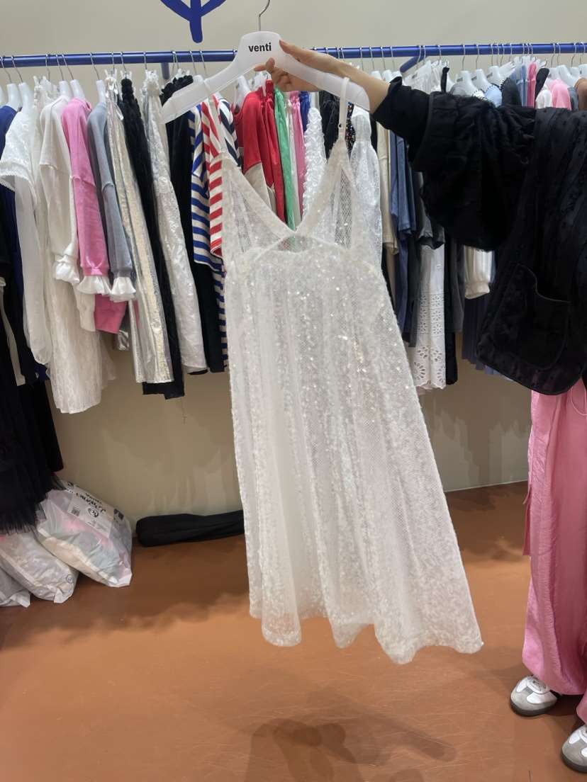 Venti韓國直郵女裝新品真品人氣推薦熱賣職業時尚24春夏連衣裙VENTI連衣裙