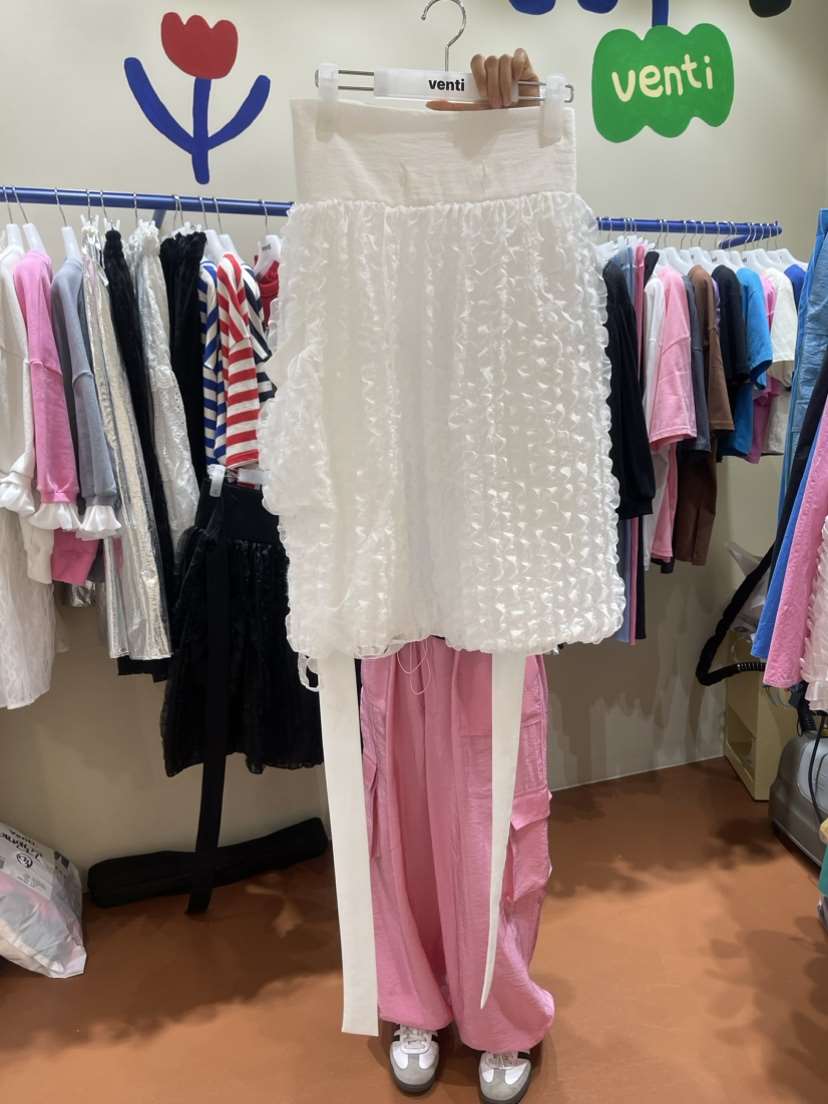 Venti韓國直郵女裝新品休閑真品24春夏熱賣人氣時尚職業短裙VENTI短裙