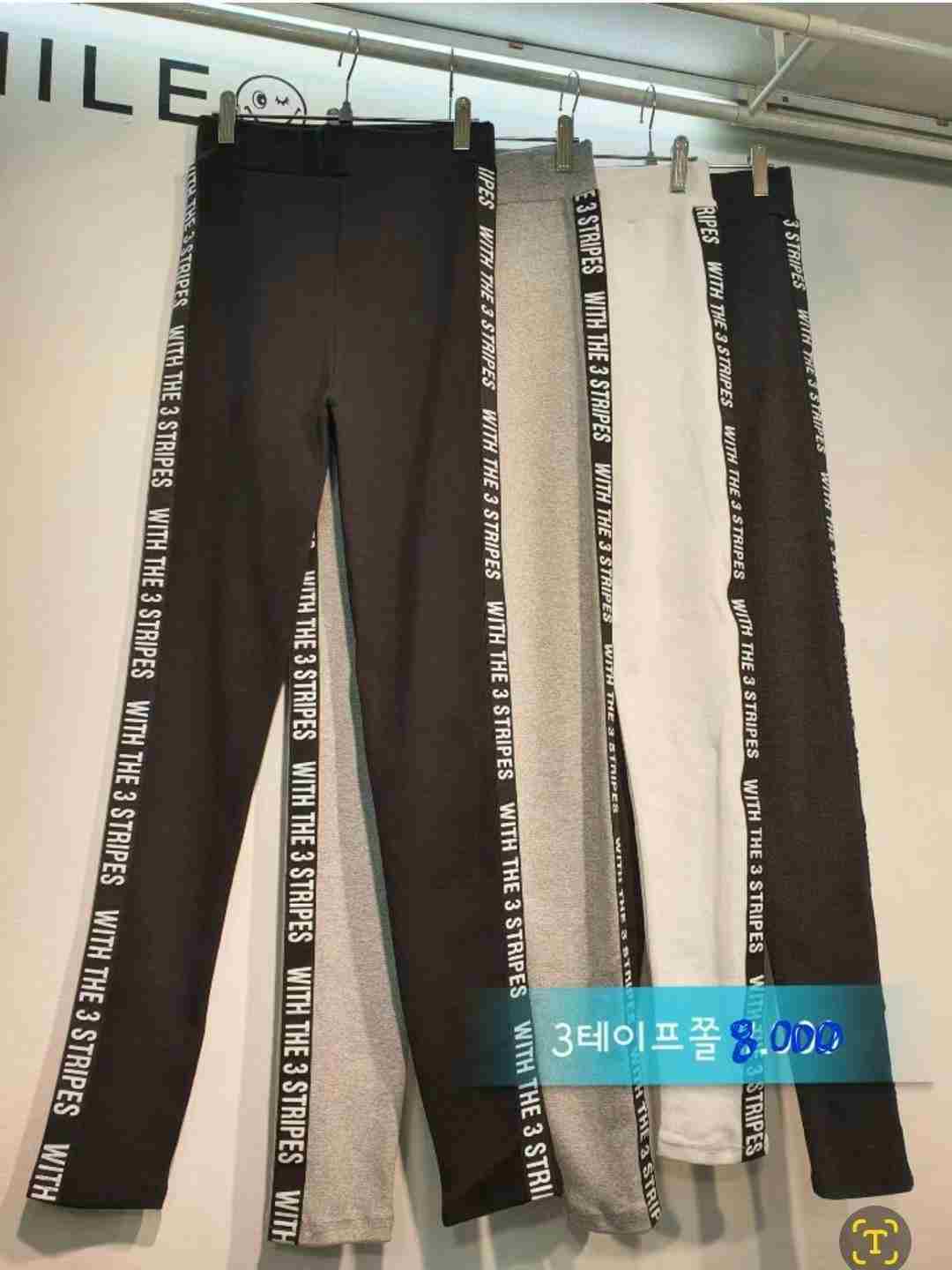 THESMILE直郵韓國代購女裝新品24春夏休閑職業打底褲鯊魚褲THESMILE打底褲/鯊魚褲
