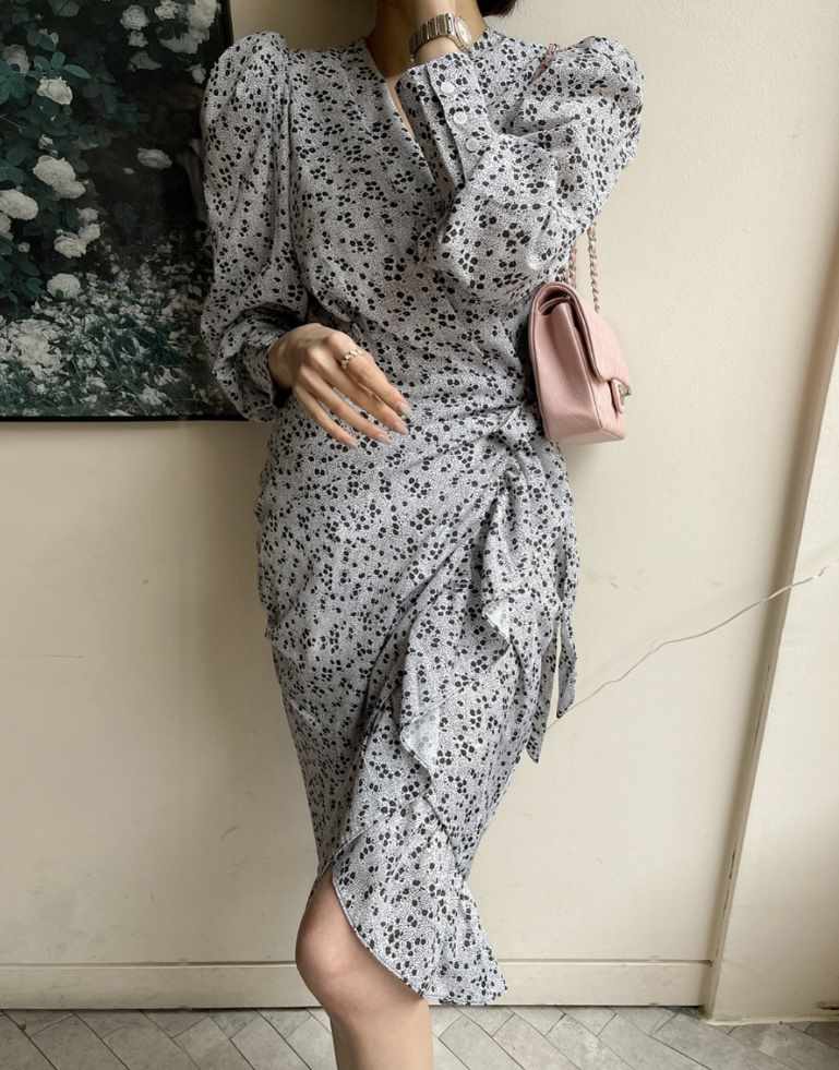 LEA/ASHER-J韓國直郵東大門代購女裝新品人氣推薦職業連衣裙이향連衣裙