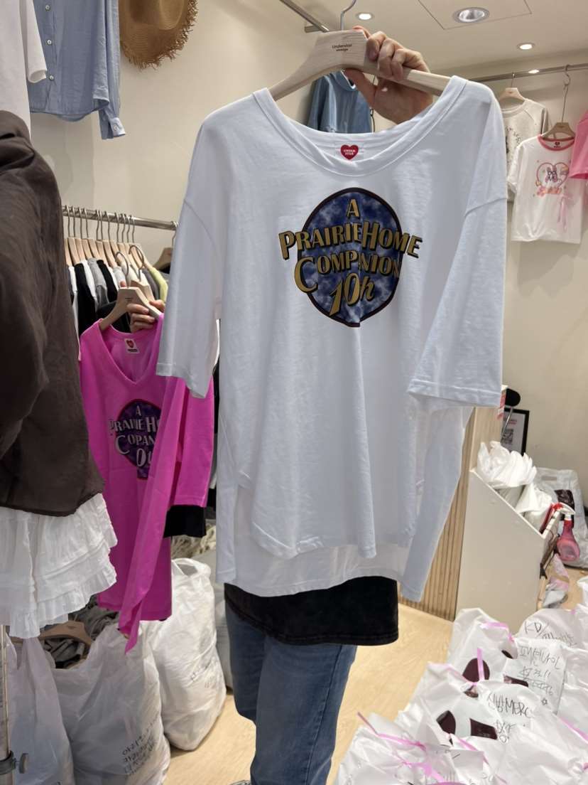 UNDERSTAR_VINTAGE直郵韓國代購女裝新品熱賣真品推薦24春夏T恤UNDERSTAR_VINTAGET恤