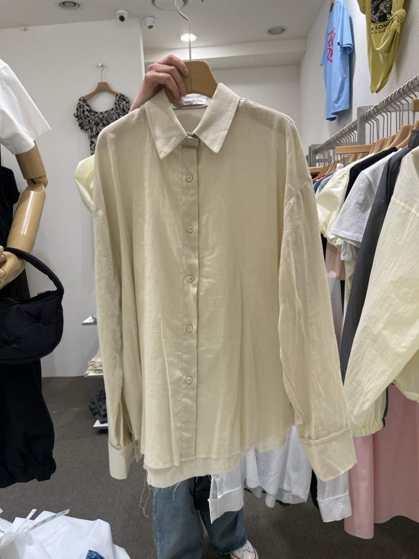 VILLABUTTON韓國直郵東大門實拍女裝新品時尚24春夏襯衫蕾絲衫VILLABUTTON襯衫/蕾絲衫