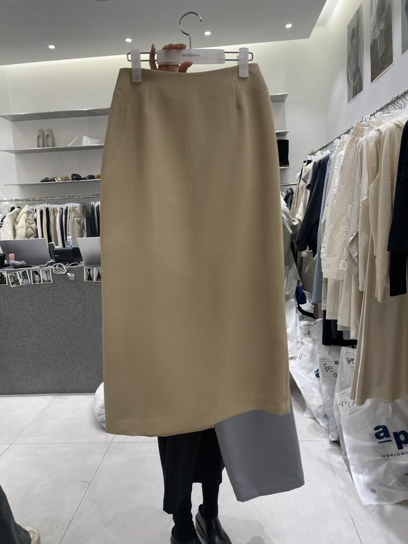 WOOD SAGE韓國直郵女裝新品真品休閑推薦24春夏人氣長裙WOOD SAGE長裙