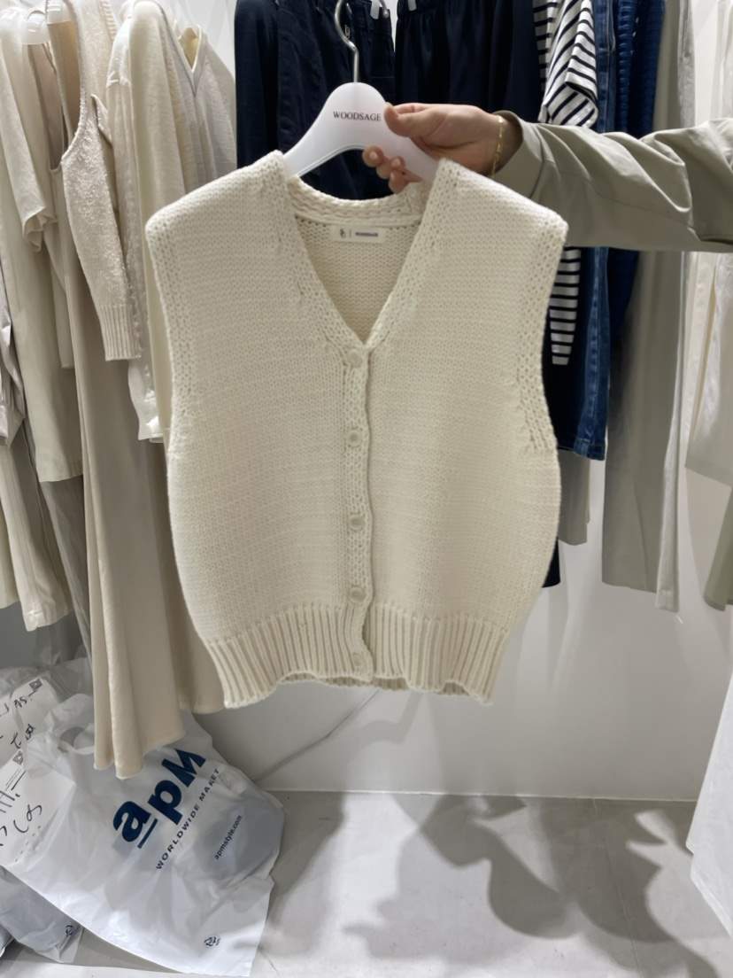 WOOD SAGE直郵韓國代購女裝新品24春夏推薦職業人氣馬甲WOOD SAGE馬甲