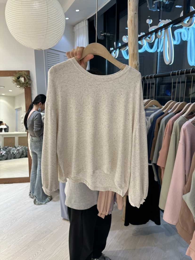 Copiner韓國直郵東大門代購女裝新品24春夏時尚熱賣長袖T恤COPINER長袖T恤