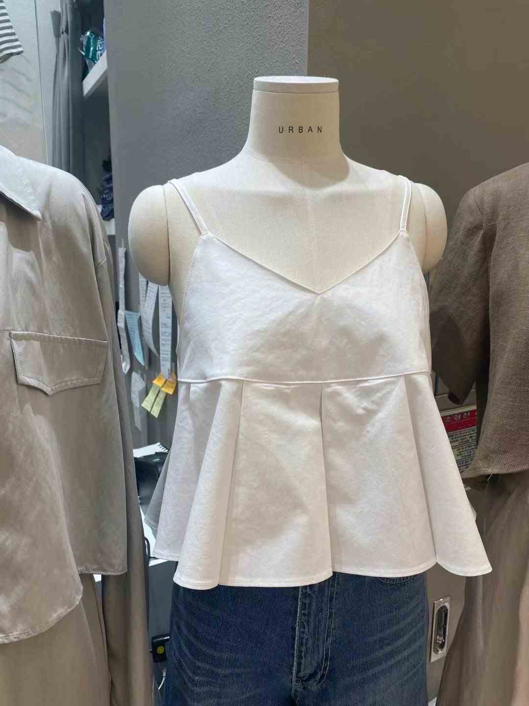 URBAN韓國直郵東大門代購女裝新品職業推薦休閑24春夏吊帶背心URBAN吊帶/背心
