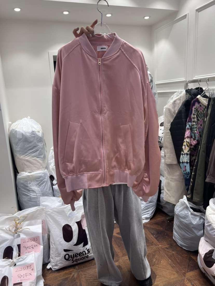 ANOES直郵韓國代購女裝新品休閑時尚人氣職業推薦真品夾克刺繡ANOES夾克