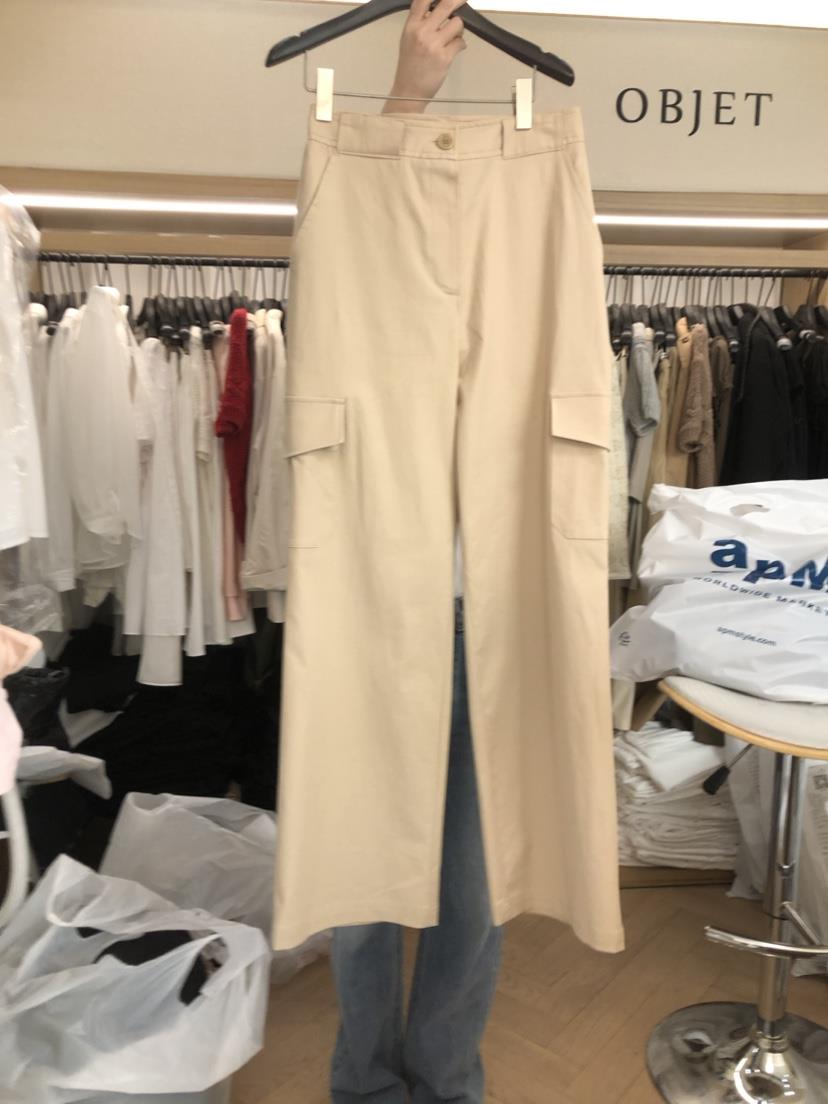 OBJET直郵韓國代購女士新款時尚推薦休閑24春夏正裝褲西褲love us u/OBJET正裝褲/西褲
