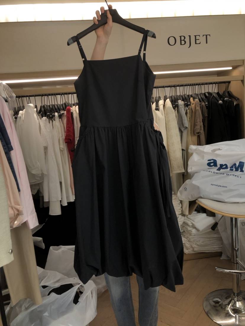 OBJET韓國直郵女士新品人氣時尚推薦24春夏休閑熱賣連衣裙love us u/OBJET連衣裙
