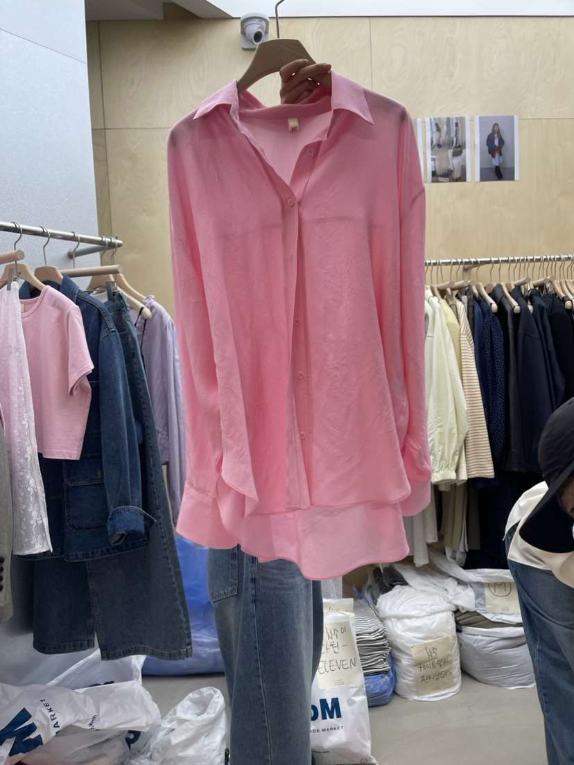 BASKET韓國直郵東大門實拍女裝新品人氣休閑職業襯衫蕾絲衫BASKET襯衫/蕾絲衫