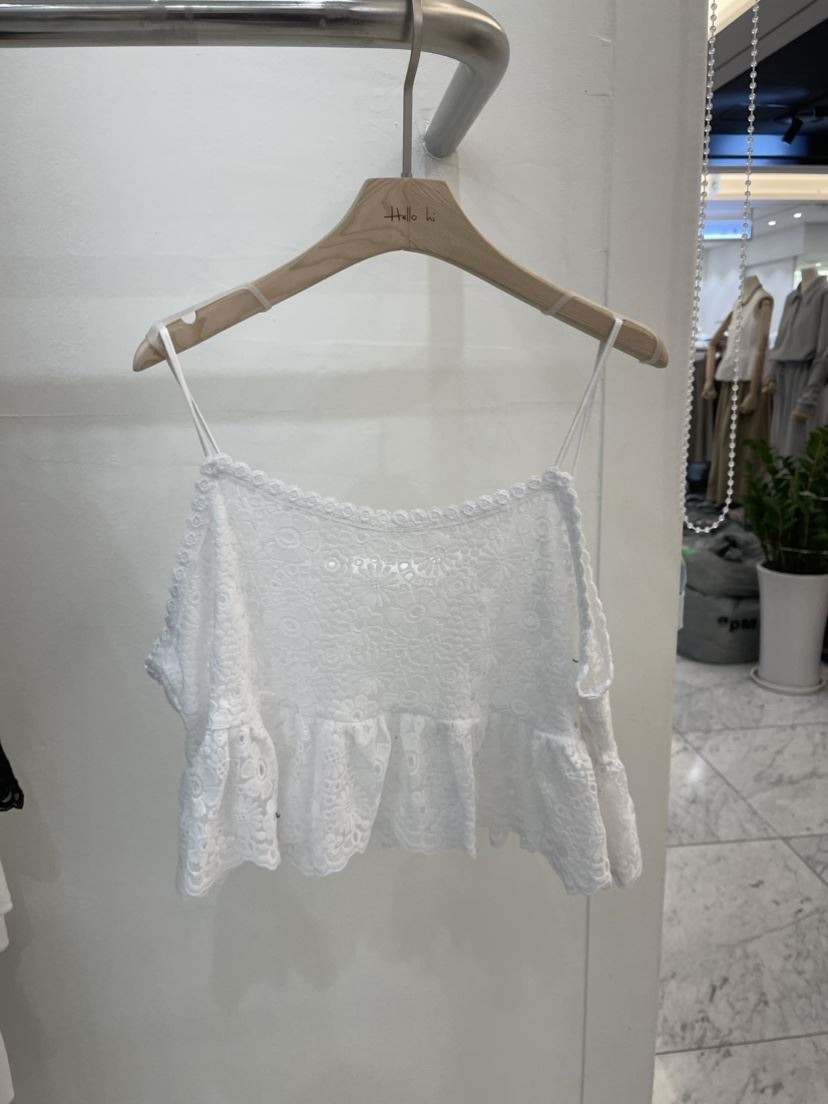 Hello Hi韓國直郵東大門代購女裝新款24春夏真品吊帶背心Hello Hi吊帶/背心