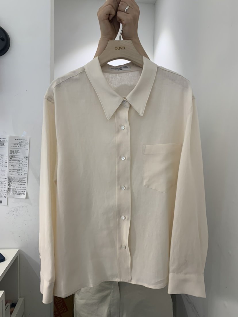OUVIR韓國直郵女士新品職業人氣時尚推薦真品24春夏襯衫蕾絲衫O.V.R/OUVIR襯衫/蕾絲衫