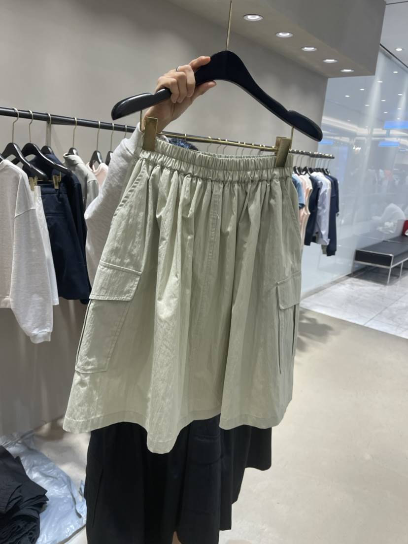 But ton/BOUTIQUE SEOUL韓國直郵東大門代購女裝新品時尚半身裙中短裙口袋But ton/BOUTIQUE SEOUL半身裙/中短裙