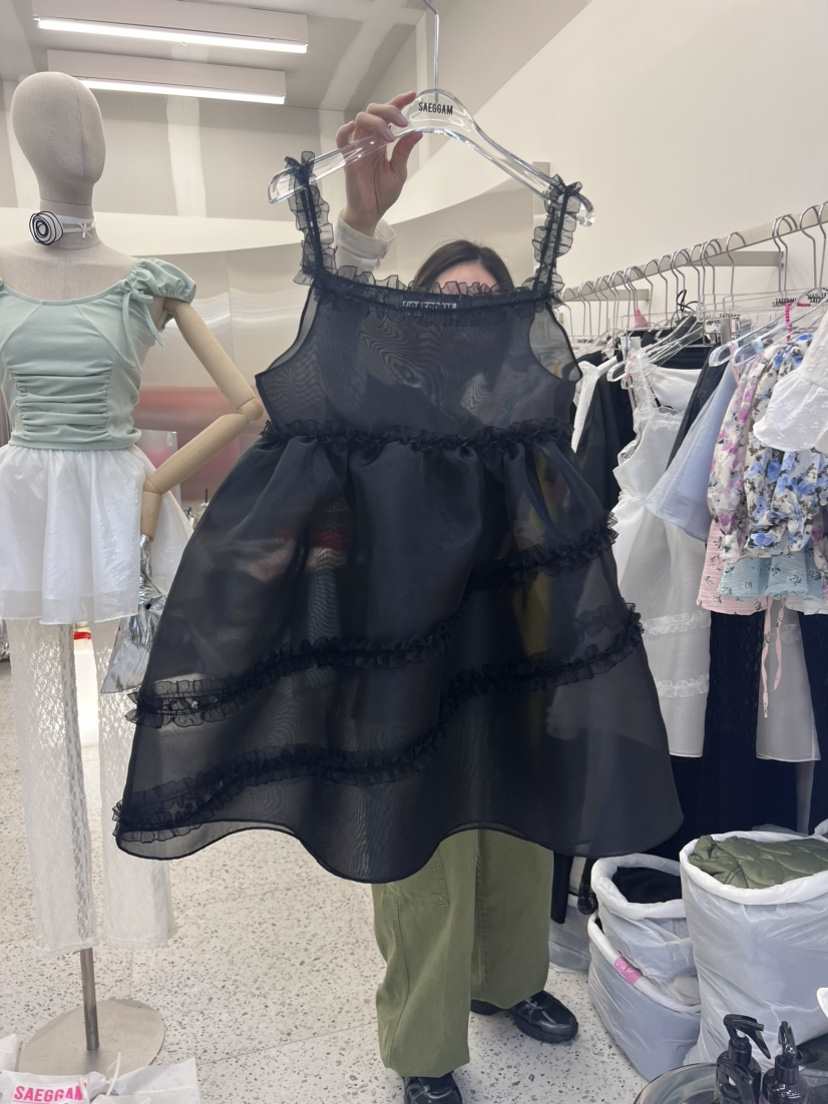 SAEGGAM韓國直郵東大門代購女裝新款人氣熱賣推薦真品連衣裙SAEGGAM連衣裙