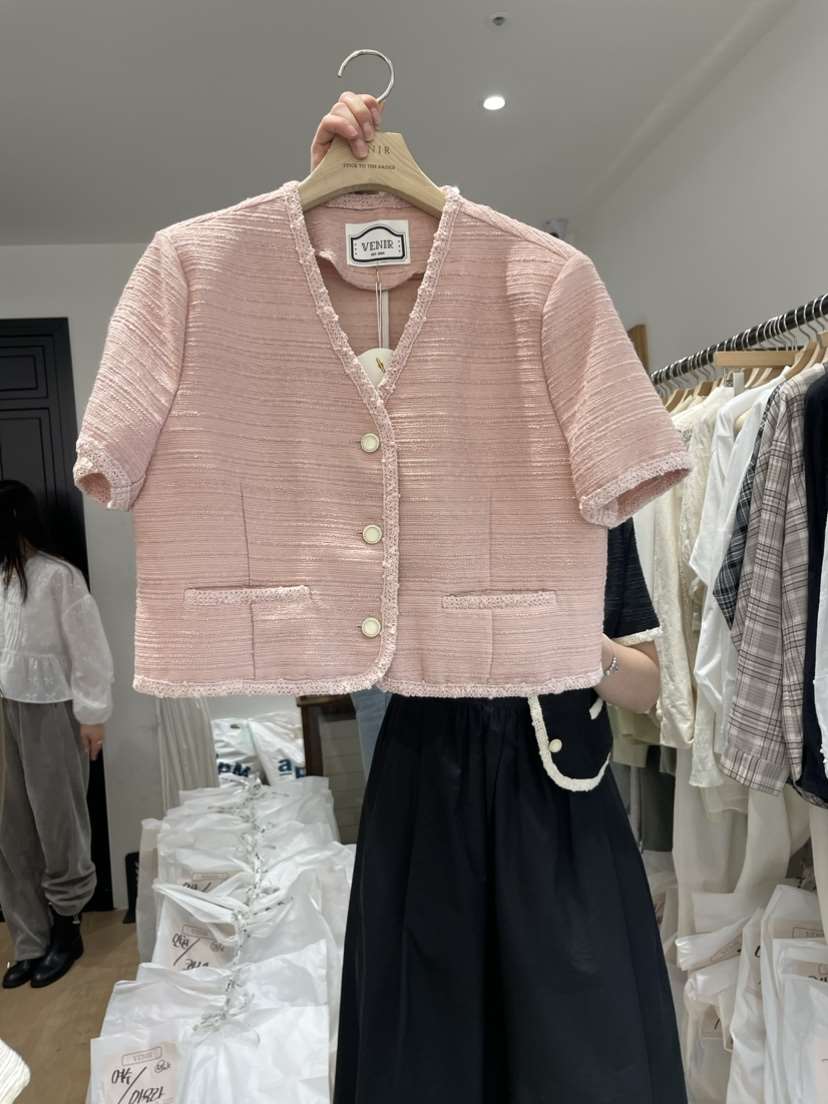 VENIR直郵韓國代購女裝新款真品休閑時尚推薦人氣熱賣職業夾克VENIR-a夾克