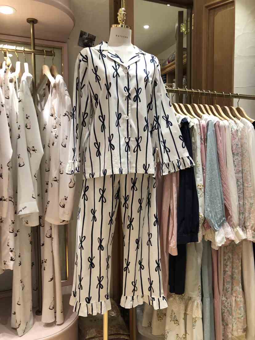 BALCONY韓國直郵東大門代購女裝新款人氣熱賣時尚真品休閑睡衣BALCONY睡衣