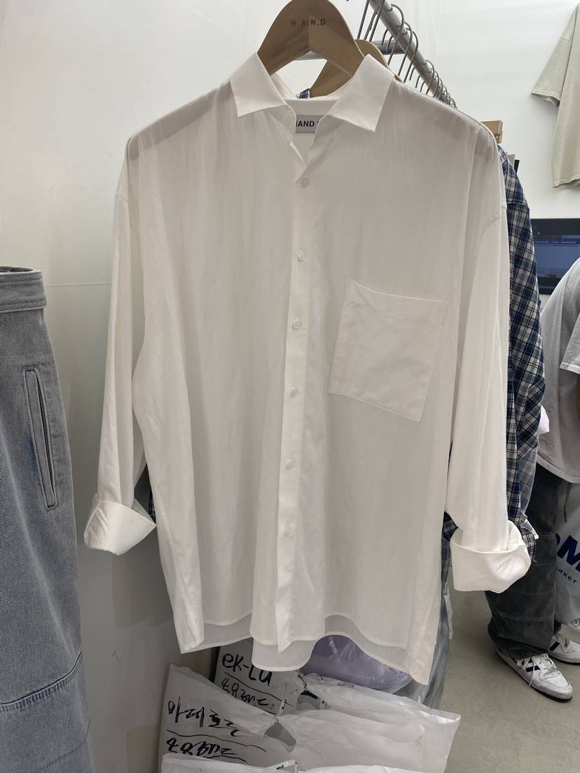 HAND-男裝韓國直郵東大門實拍女裝新品24春夏襯衫蕾絲衫HAND-男裝襯衫/蕾絲衫