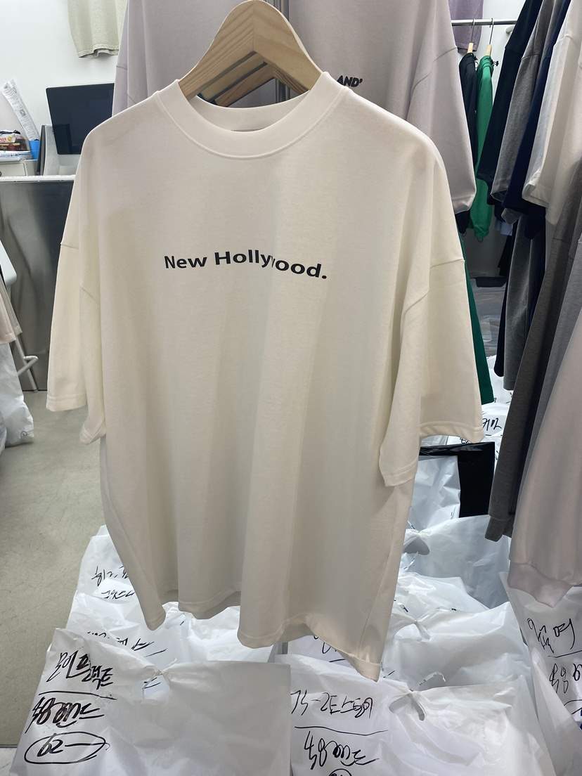 HAND-男裝韓國直郵女裝新品推薦休閑真品24春夏人氣職業T恤HAND-男裝T恤