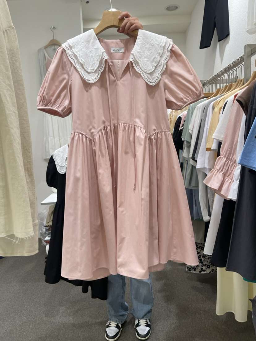 VILLABUTTON韓國直郵女裝新款真品職業24春夏熱賣推薦連衣裙VILLABUTTON連衣裙