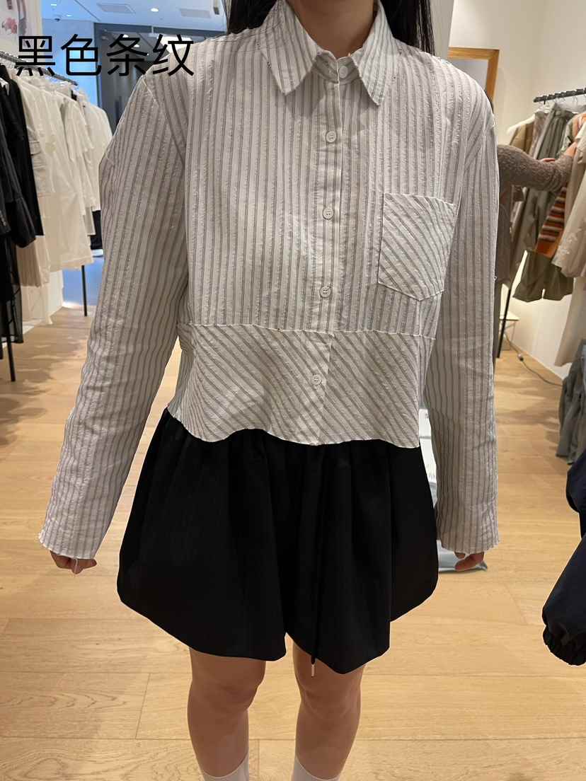 WE ARE/WELOVER韓國直郵女裝新品時尚24春夏襯衫蕾絲衫SHOP_WE ARE襯衫/蕾絲衫