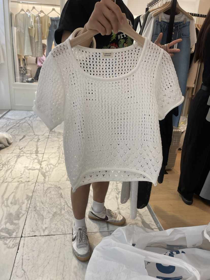 Femme lamagie直郵韓國代購女裝新品24春夏熱賣人氣針織衫Lamagie Femme針織衫