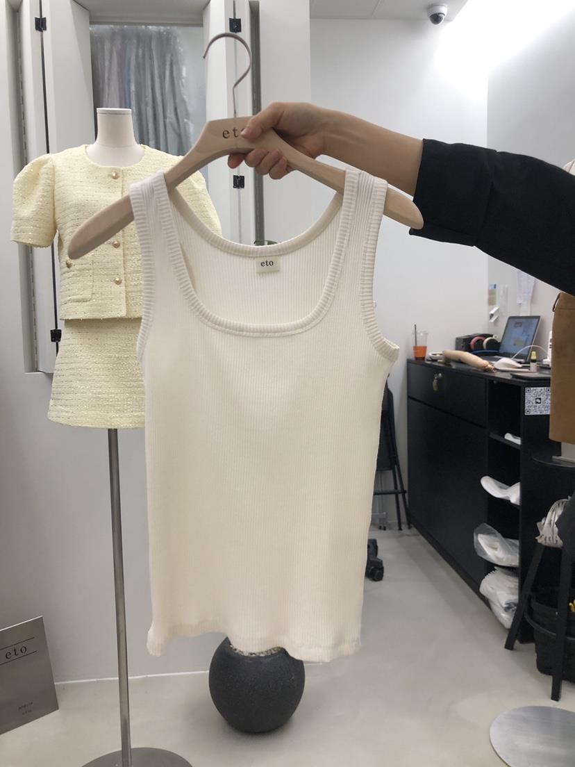 eto/HI.RAKI韓國直郵東大門代購女裝新品職業熱賣吊帶背心IF YOU SAY SO吊帶/背心