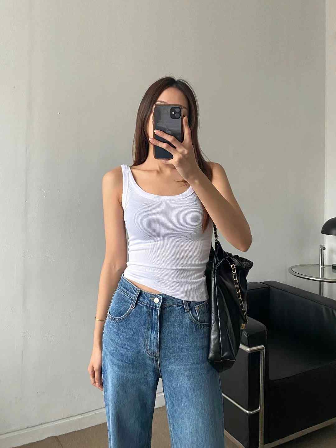 P.SHOP直郵韓國代購女裝新款職業24春夏人氣熱賣吊帶背心P.SHOP吊帶/背心