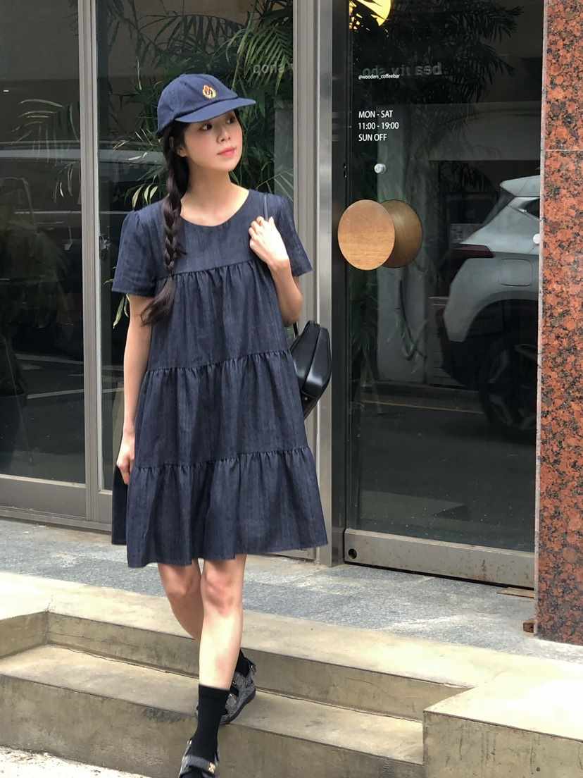 ONDO-P韓國直郵東大門實拍女裝新品真品時尚推薦休閑連衣裙ONDO-P連衣裙