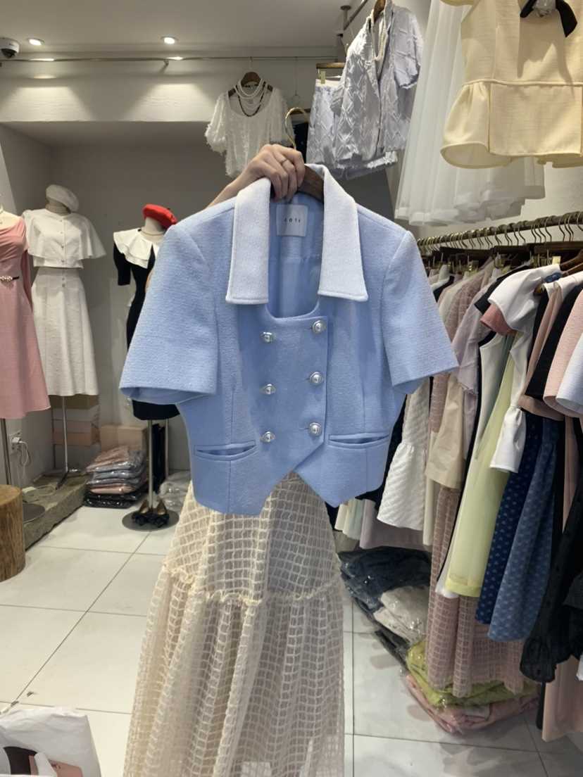 Cat.s韓國直郵東大門實拍女裝新品職業真品推薦時尚休閑夾克Cat.s____夾克