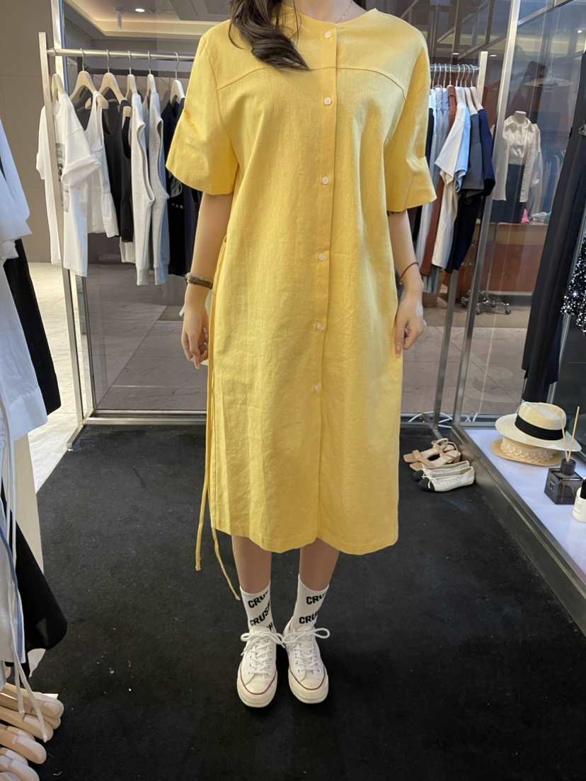 POUCH韓國直郵東大門實拍女裝新品人氣熱賣推薦24春夏連衣裙POUCH連衣裙