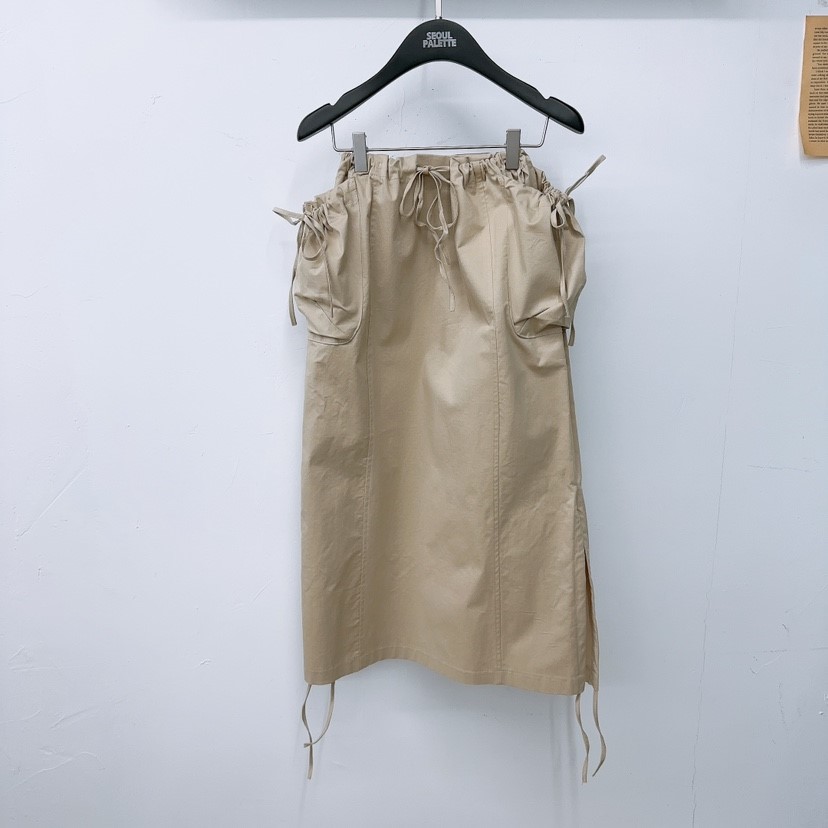 PALETTE直郵韓國代購女裝新款時尚24春夏休閑半身裙中短裙PALETTE半身裙/中短裙