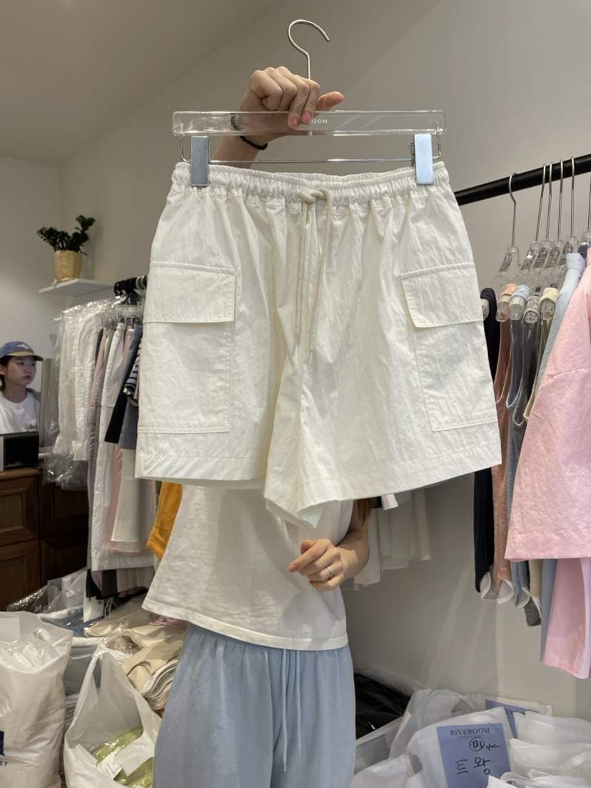 RIVEROOM韓國直郵東大門代購女裝新品休閑熱賣時尚人氣短褲RIVEROOM短褲