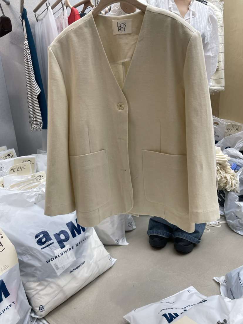 BASKET直郵韓國代購女士新品推薦時尚熱賣真品人氣24春夏夾克BASKET夾克