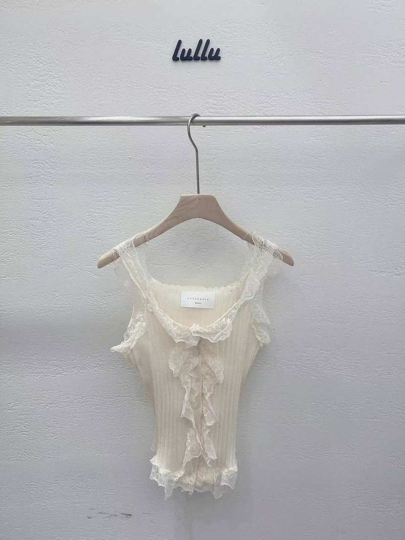 LULULALLA韓國直郵東大門代購女裝新款職業熱賣時尚吊帶背心LULULALLA吊帶/背心