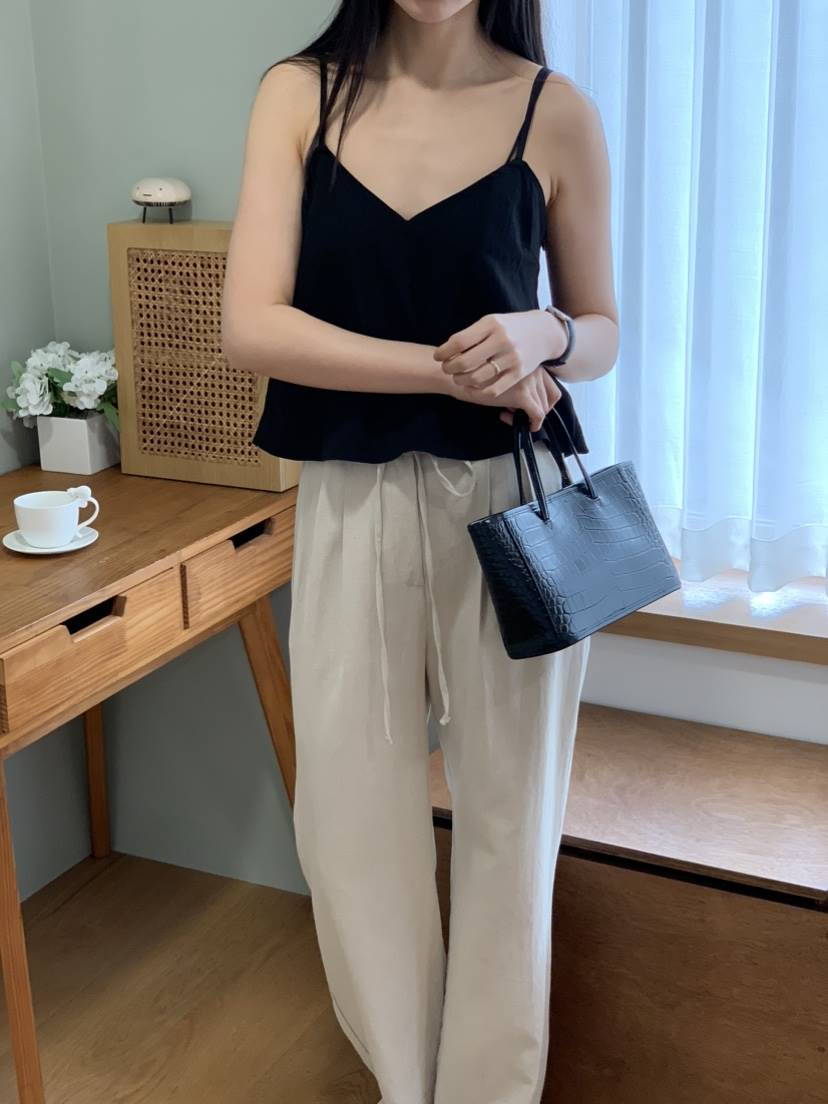 NOUVEAU直郵韓國代購女士新品時尚人氣推薦熱賣休閑吊帶背心NOUVEAU吊帶/背心