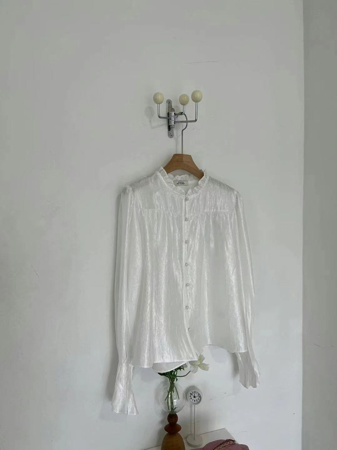 STORY TAG直郵韓國代購女裝新品人氣真品24春夏襯衫蕾絲衫STORY TAG襯衫/蕾絲衫
