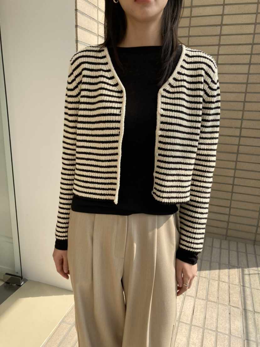 WATERBAR韓國直郵東大門代購女裝新款真品人氣熱賣職業針織衫RIBBON針織衫
