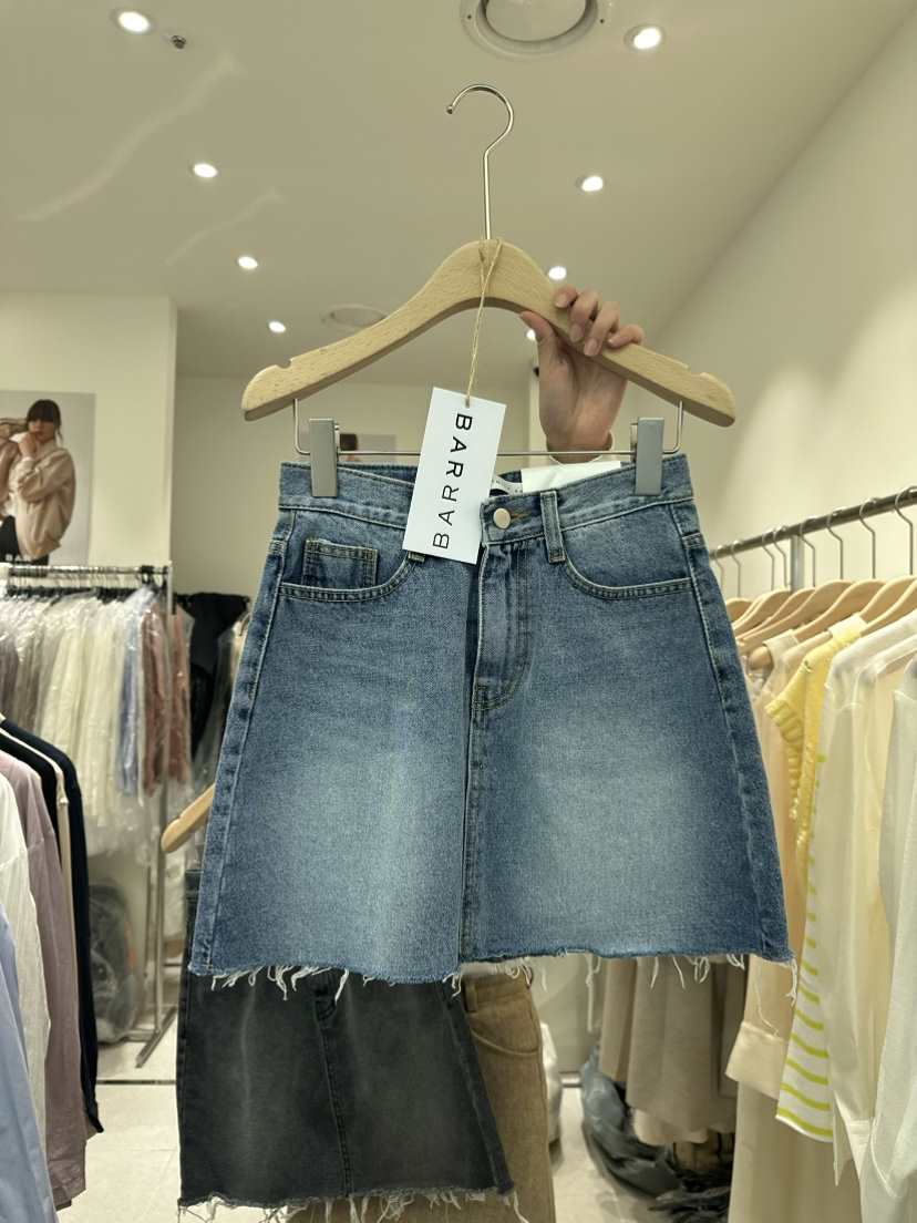 WATERBAR韓國直郵東大門實拍女裝新品24春夏時尚人氣短裙RIBBON短裙