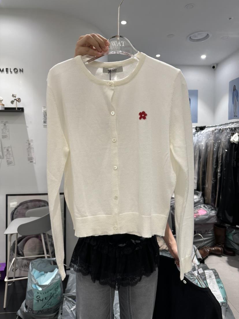 WATERMELON韓國直郵女裝新品時尚熱賣休閑真品24春夏針織衫WATERMELON針織衫