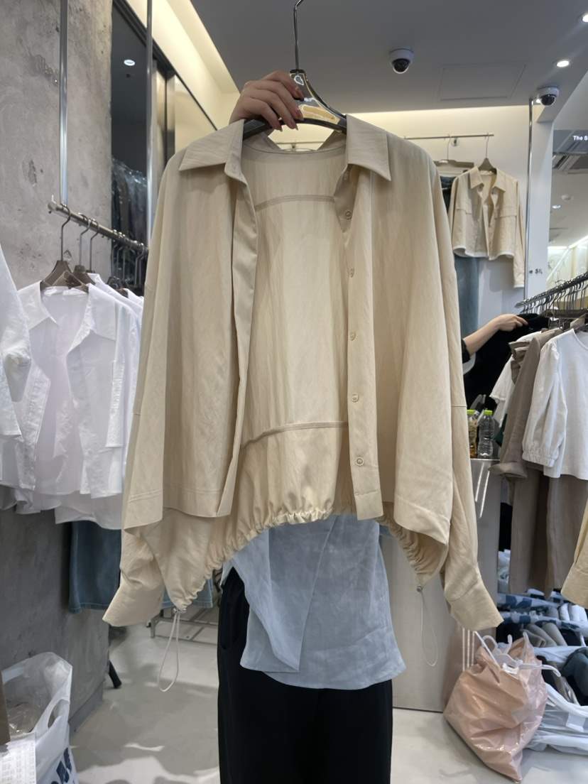 THE SIL韓國直郵女裝新品人氣真品24春夏時尚襯衫蕾絲衫THE SIL/1 2ILLY襯衫/蕾絲衫