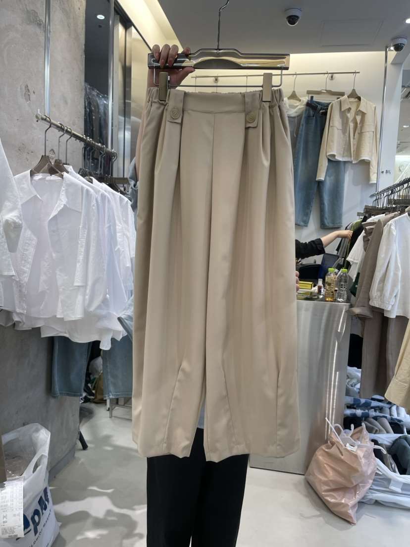 THE SIL直郵韓國代購女裝新款人氣熱賣真品24春夏休閑褲THE SIL/1 2ILLY休閑褲
