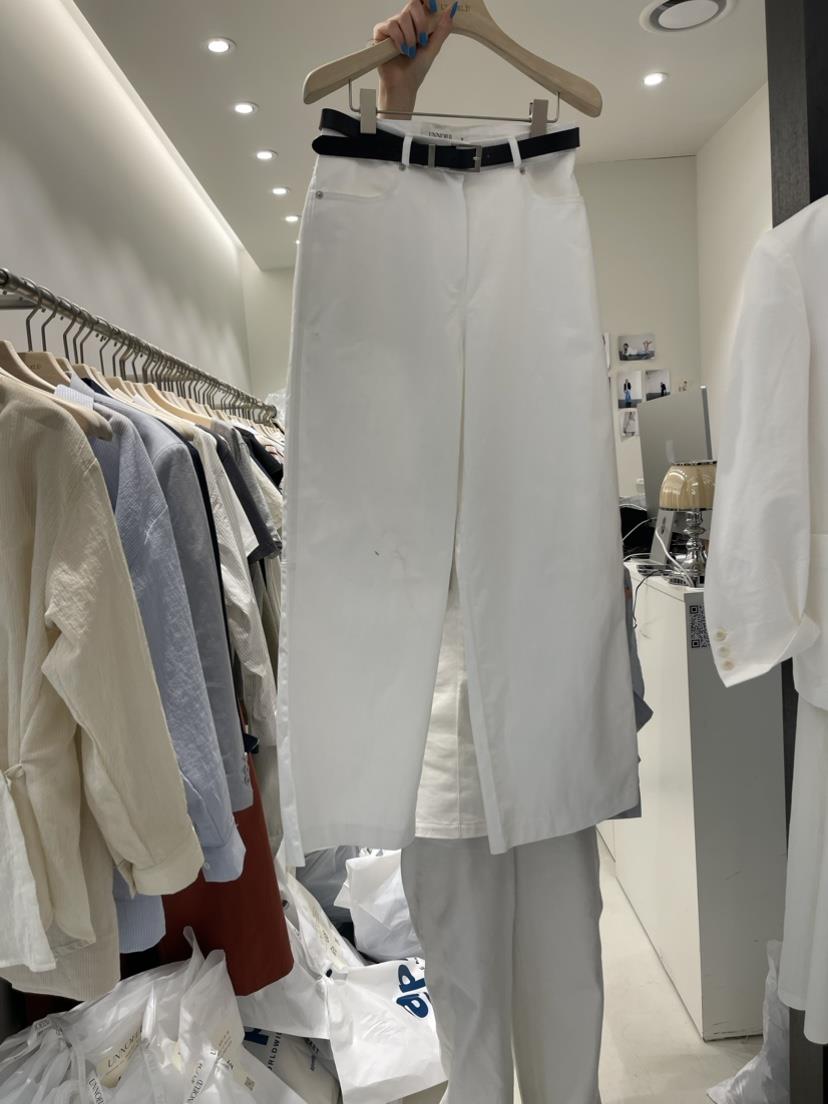UNNOEUD韓國直郵東大門實拍女裝新品熱賣推薦休閑褲不含腰帶THE REST/UNNOEUD休閑褲