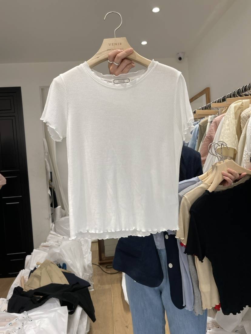 VENIR韓國直郵女裝新品24春夏人氣休閑熱賣真品推薦時尚T恤VENIR-aT恤