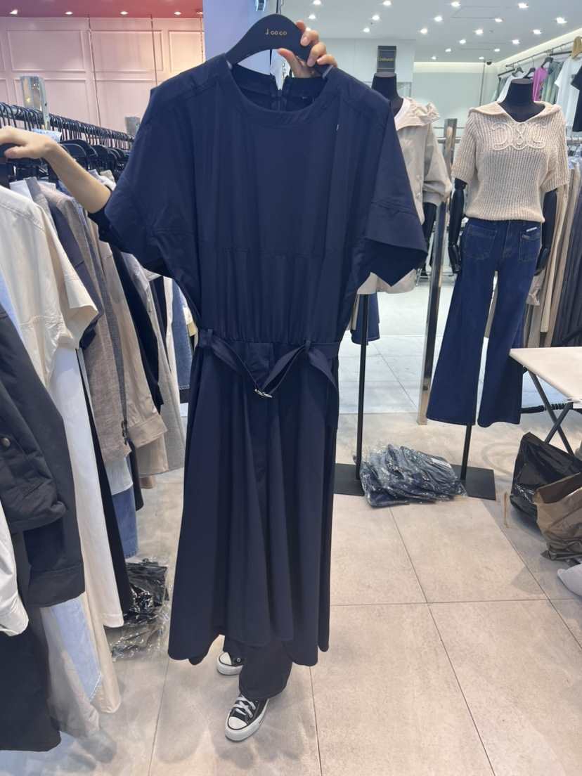 J COCO直郵韓國代購女裝新款人氣職業時尚24春夏真品連衣裙J COCO連衣裙