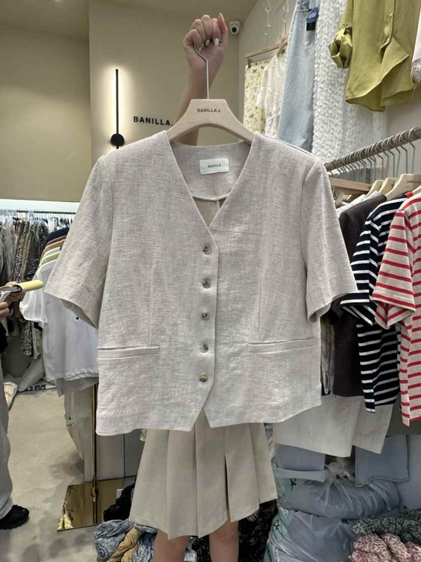 BANILLA.B韓國直郵東大門代購女裝新品時尚職業人氣真品夾克STAINLESS夾克