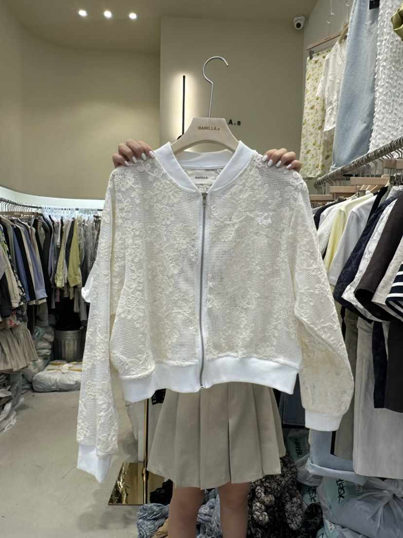 BANILLA.B韓國直郵女裝新品時尚人氣職業休閑熱賣24春夏夾克STAINLESS夾克
