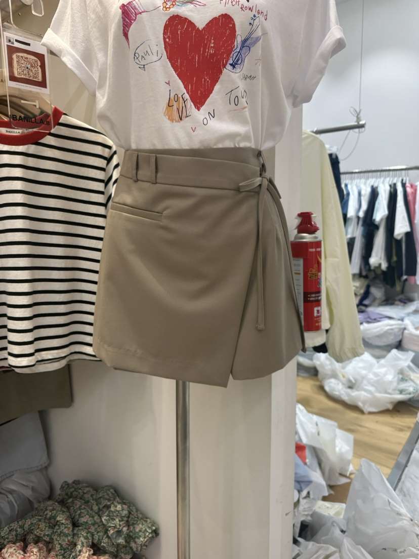 BANILLA.B韓國直郵女裝新品時尚休閑24春夏推薦人氣裙褲STAINLESS裙褲